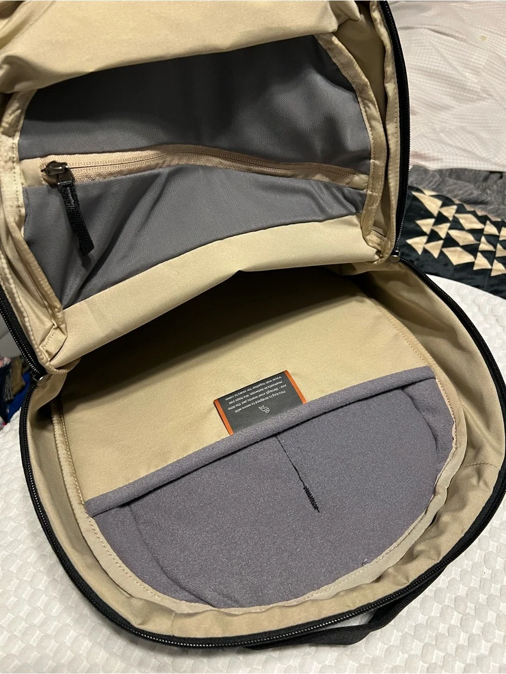 Bellroy Black Minimalist Everyday Backpack